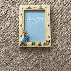 Beatrix Potter Classics Cream Picture Frame. New in box.